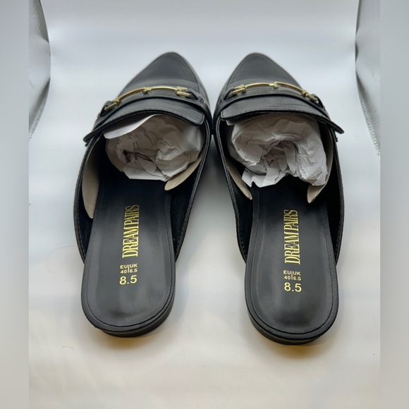 DREAM PAIRS Flat Mules Pointed Toe Backless Loafer - Picture 8 of 14